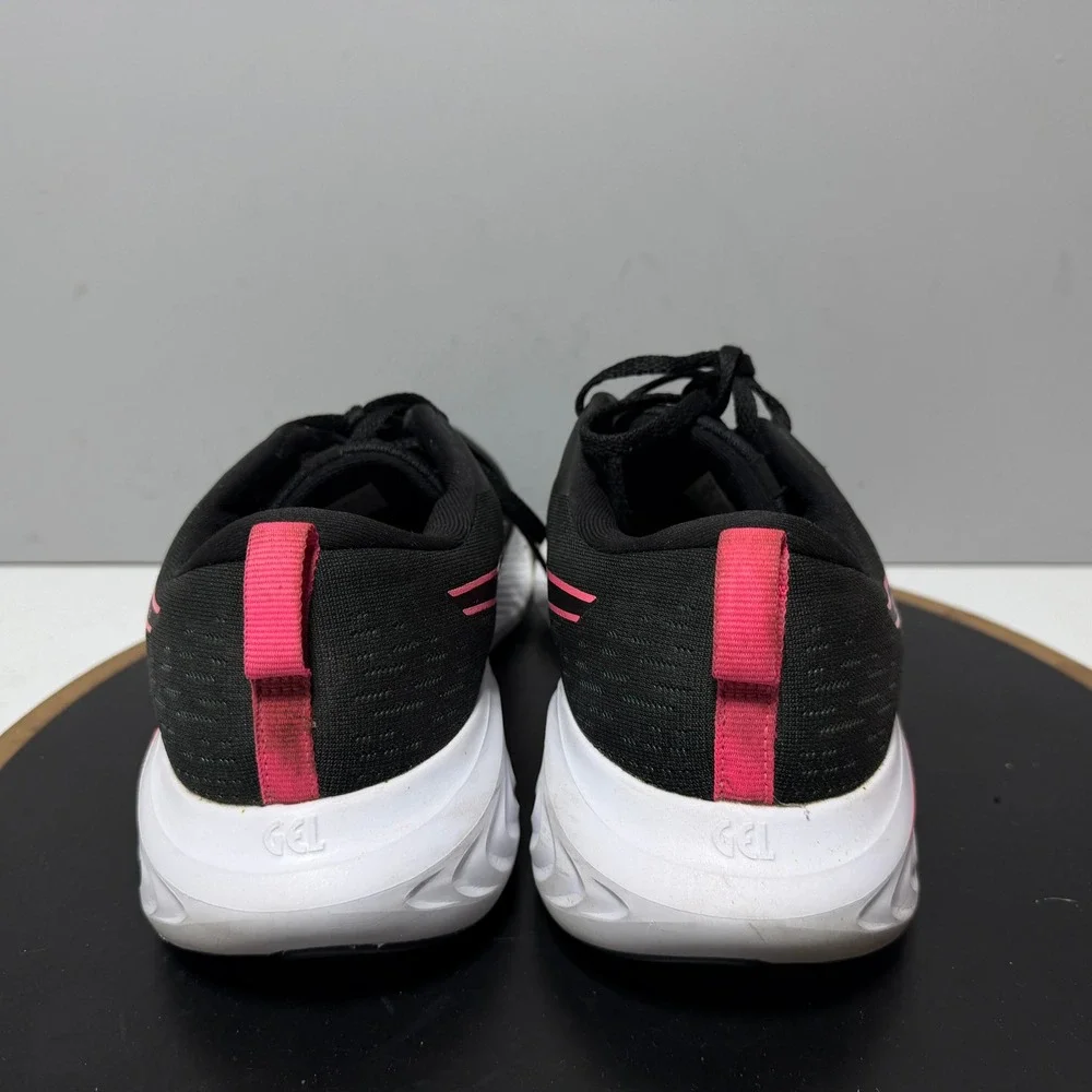 Asics Gel-Excite 10 Women Size 11‎ Running Shoes Black Pink Athletic Athleisure